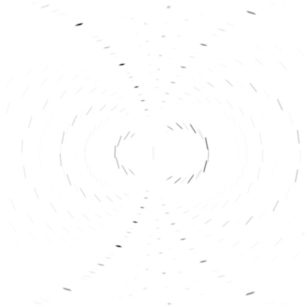 Laue transmission pattern for calcite