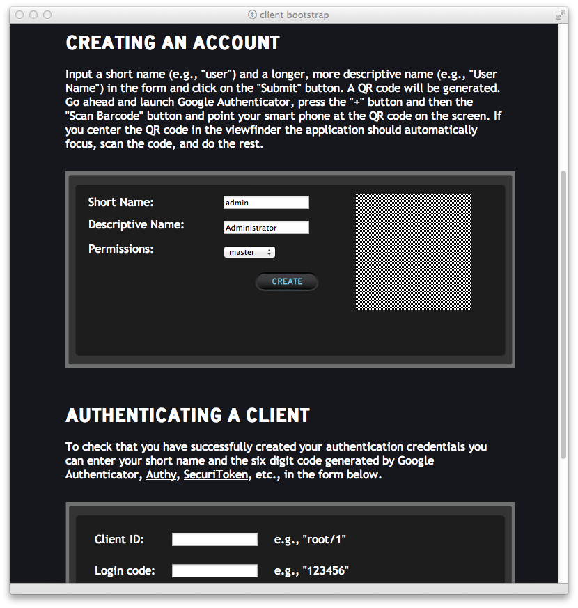 d3 authentication client