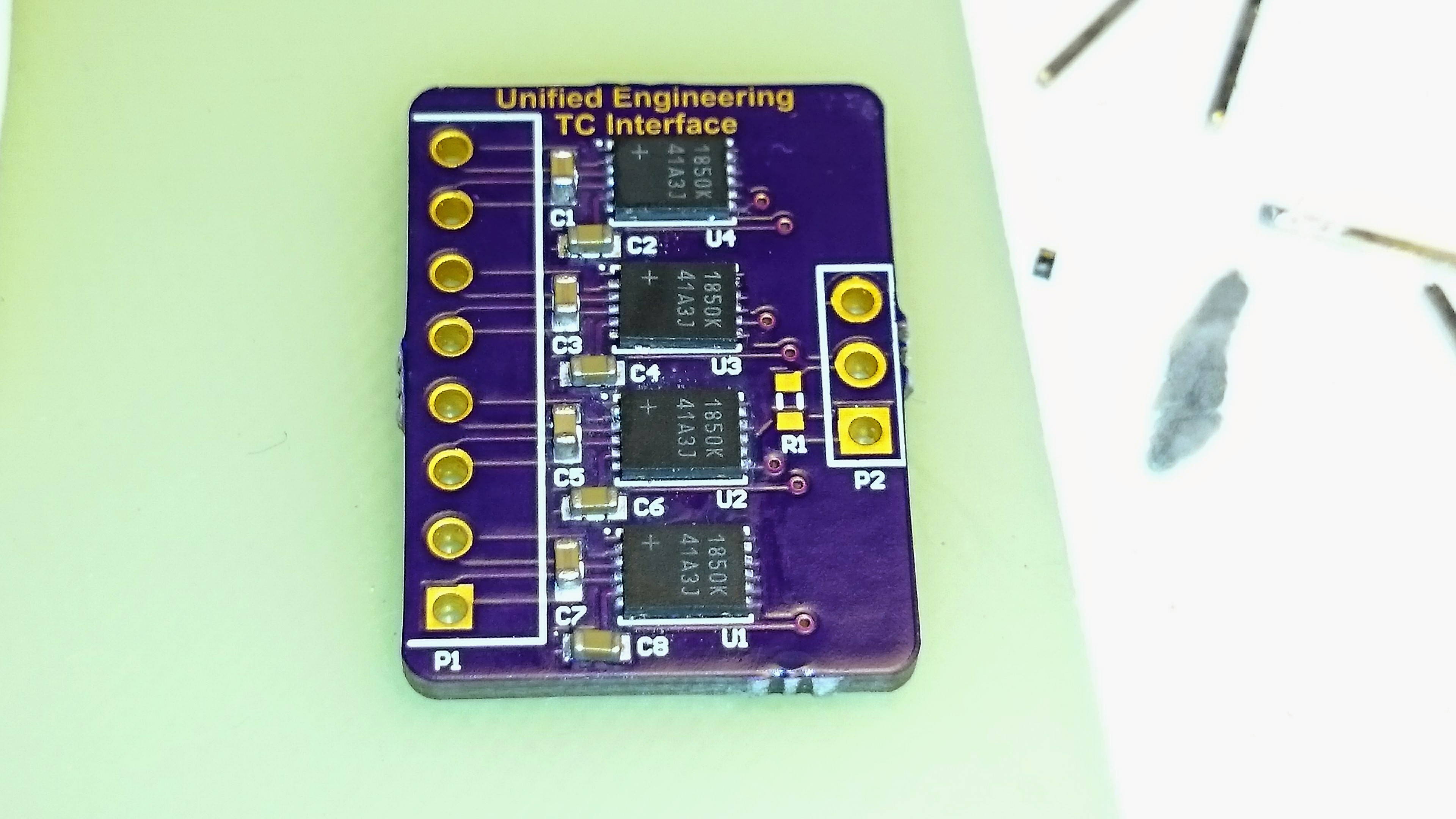 Thermocouple interface board