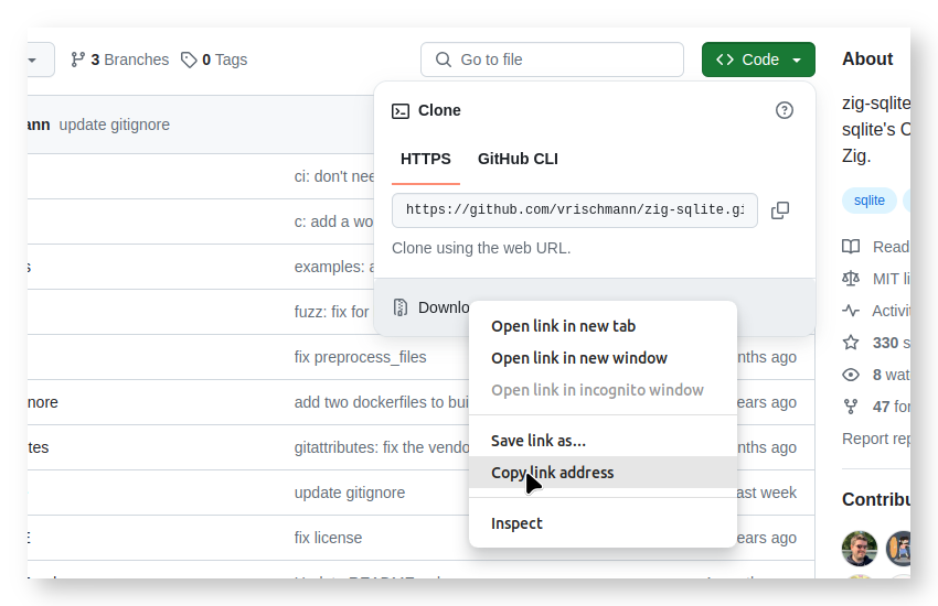 Github - zig-sqlite