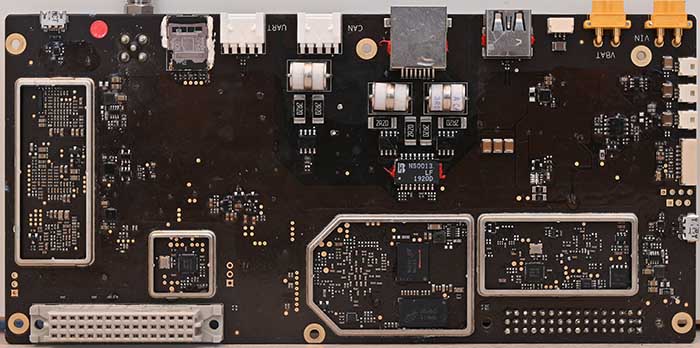 TP703 Control and Interfaces board v5 A bottom