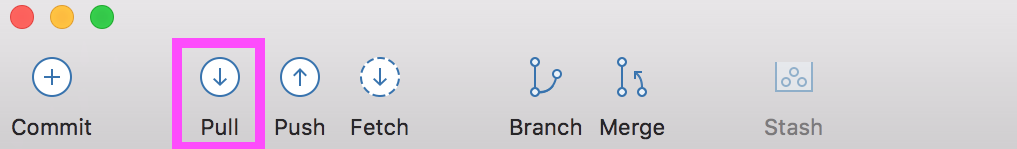 Pulling in SourceTree