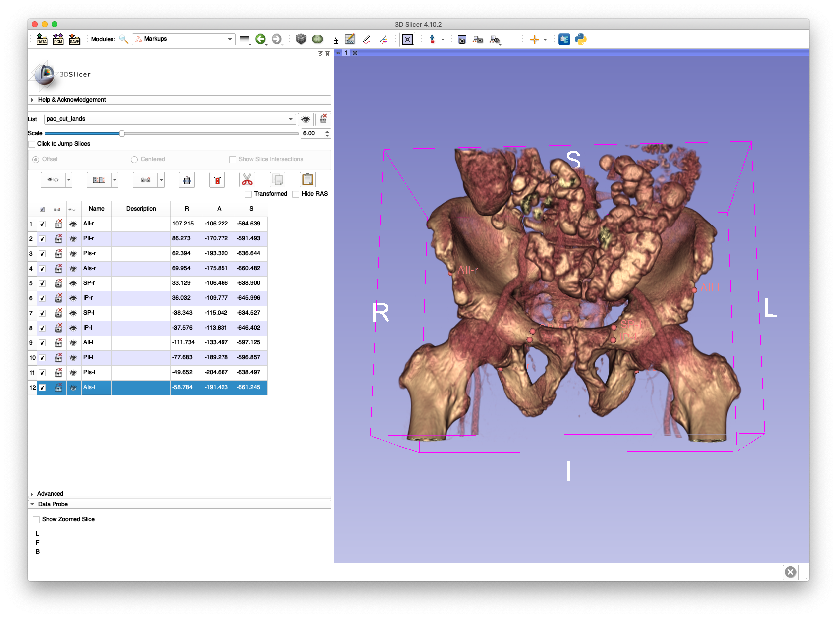 Example Cut Landmarks 1