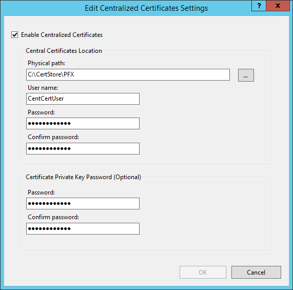 CCS configuration