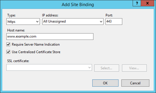 HTTPS configuration